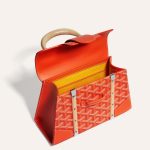 Goyard Saigon Structured Mini Bag Orange - Image 4